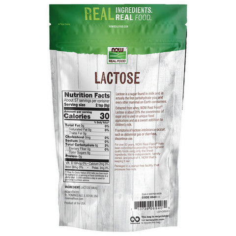 Now Foods, Lactose, 1 lb Now Foods