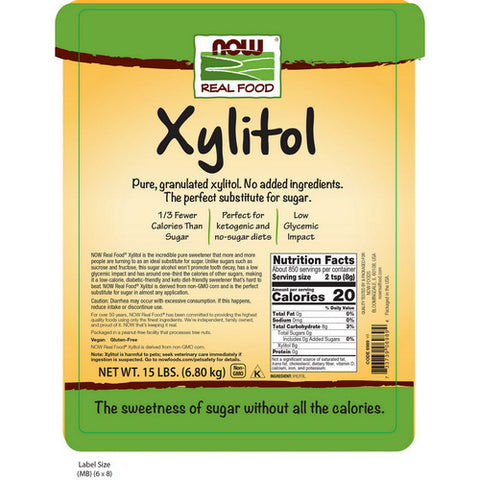 Now Foods, Xylitol, 6.80kg, 15 Lbs