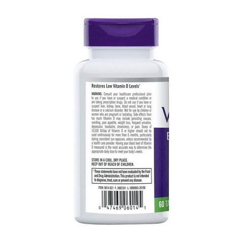 Natrol, Vitamin D3, 60 Tabs