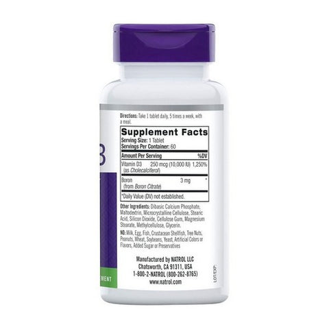 Natrol, Vitamin D3, 60 Tabs