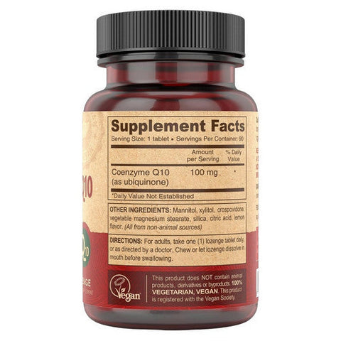 Deva Vegan Vitamins, Vegan Coenzyme Q10, 100 mg, 90 Tabs Deva Vegan Vitamins