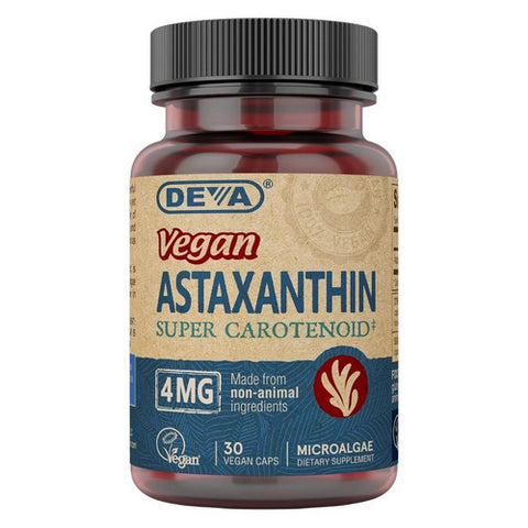 Deva Vegan Vitamins, Vegan Astaxanthin Super Antioxidant, 30 vegan caps