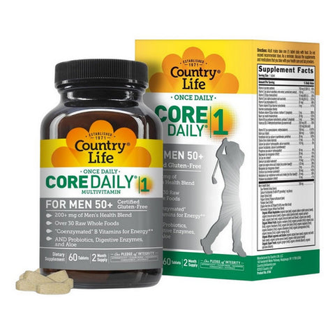 Country Life, Core Daily 1, for Men 50+ 60 ct