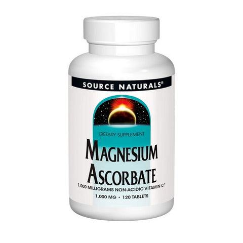 Source Naturals, Magnesium Ascorbate, 1000 MG, 120 tabs