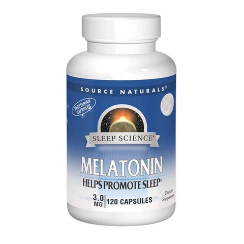 Source Naturals, Melatonin, 3 mg, 120 caps