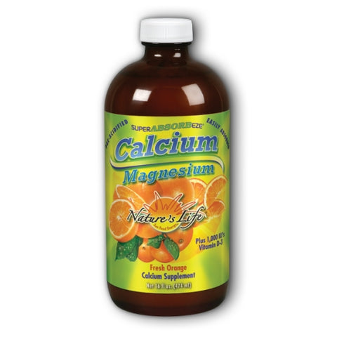 Nature's Life, Super Absorbeze Cal-Mag Liquid, Orange 16 oz