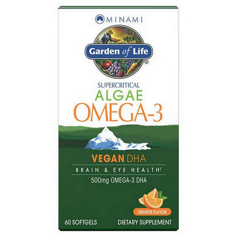 Minami Nutrition, Minami Nutrition VeganDHA Formula, Orange 60 softgel