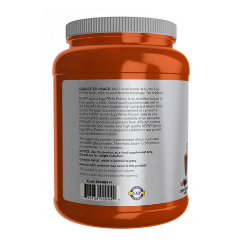 Now Foods, Eggwhite Protein, Rich Chocolate 1.5 lbs