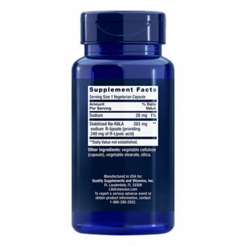 Life Extension, Super R-Lipoic Acid, 240 mg, 60 vcaps