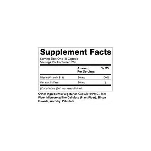 Olympian Labs, PSN Vanadyl Sulfate, 20 Mg, 250 Caps Olympian Labs