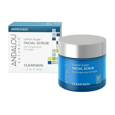 Andalou Naturals, Lemon Sugar Facial Scrub,, Lemon Sugar 1.7 oz