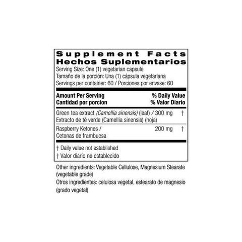 Bio Nutrition Inc, Raspberry Ketone Diet, 60 vcaps Bio Nutrition Inc