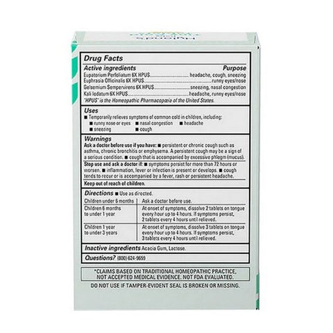 Hylands, Baby Tiny Cold Tablets, 125 TABS