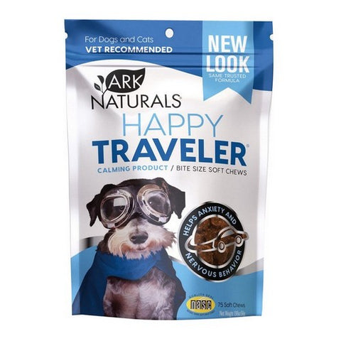 Ark Naturals, Happy Traveler Soft Chews Dog Anxiety, 75 Softgels