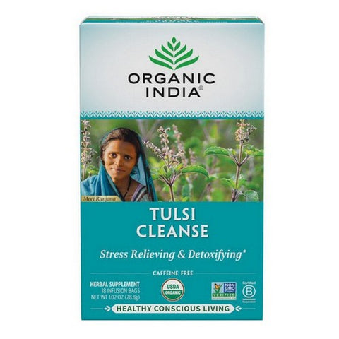 Organic India, Organic Tulsi Cleanse Tea, Cleanse 18 bags