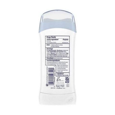 Dove, Antiperspirant Deodorant Invisible Solid Fresh, 2.6 Oz