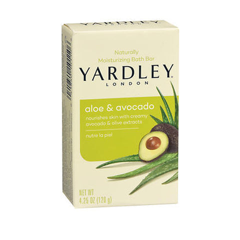 Yardley, London Naturally Moisturizing Bar Soap, Fresh Aloe 4.25 oz