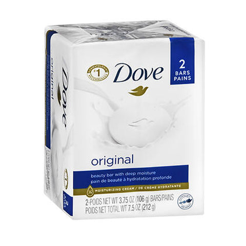 Dove, Original Soap Bar White, 2 Bars