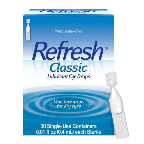 Refresh, Refresh Classic Lubricant Eye Drops Single-Use Containers, Count of 30