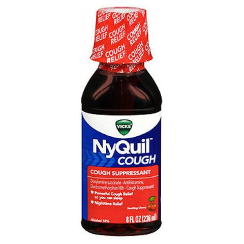 Tampax, Vicks Nyquil Cough Liquid, Cherry 12 oz