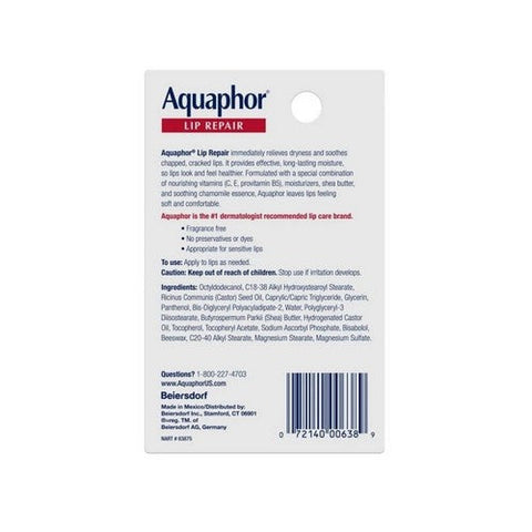 Aquaphor, Lip Repair, 0.35 Oz Aquaphor