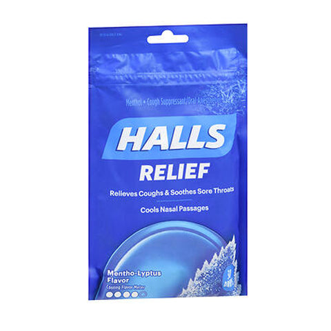 Halls, Mentho-Lyptus Cough Drops, 30 Each