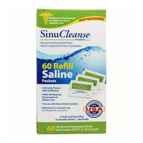 Sinucleanse, Saline Refills, 60 each